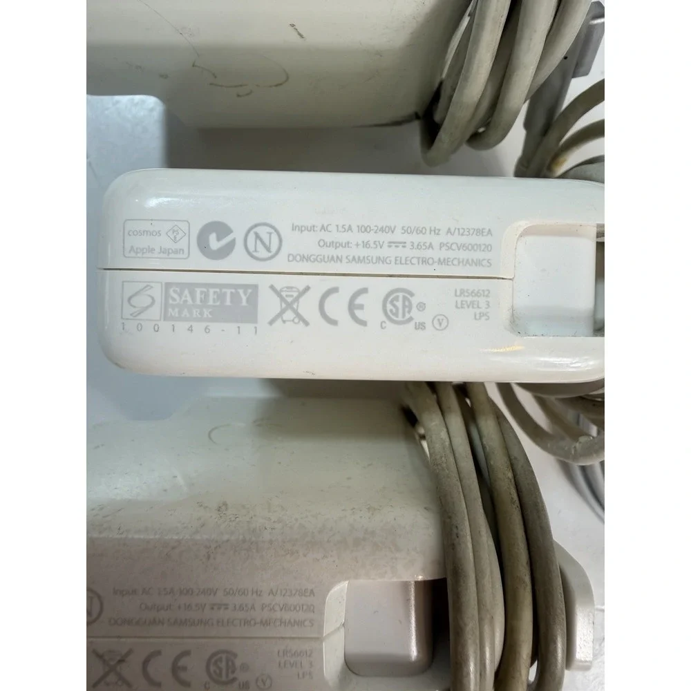 Lot of Apple MagSafe 60W, 85W Power Adapters & Cables (For Parts/As Is)